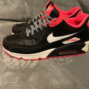 Nike Air Max Black and Orange Sneakers